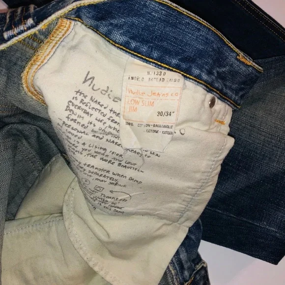 Nudie Low Slim Jim Jeans 30x34